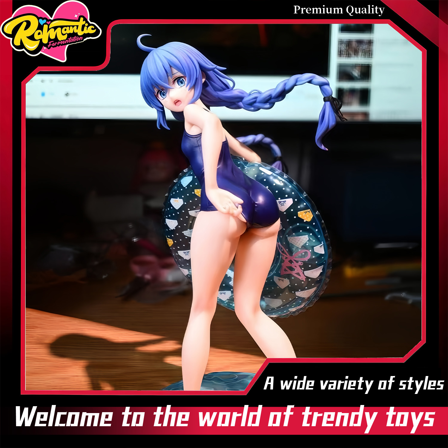 Popular Anime Merchandise - Anello da nuoto - Figurina modello