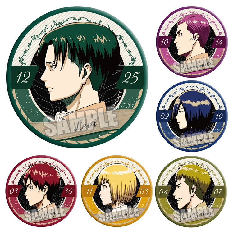 Set di Badge Anime Attack on T - Anime Merchandise Types recensione e prezzo